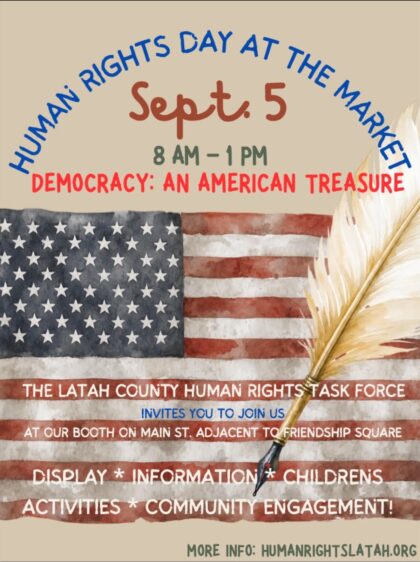 Human Rights Day at the Market Flyer